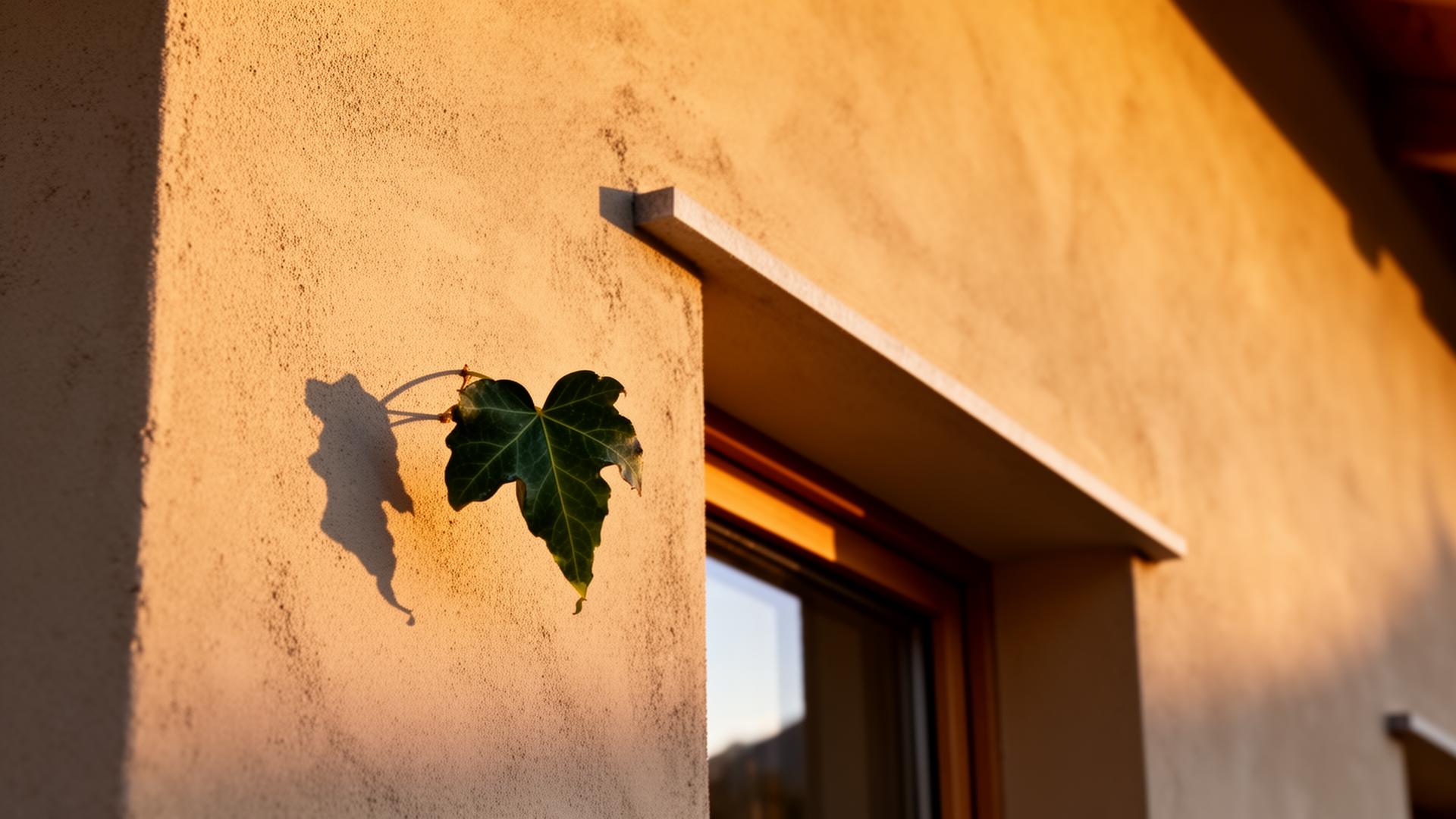 Fassadendetail im warmen Abendlicht